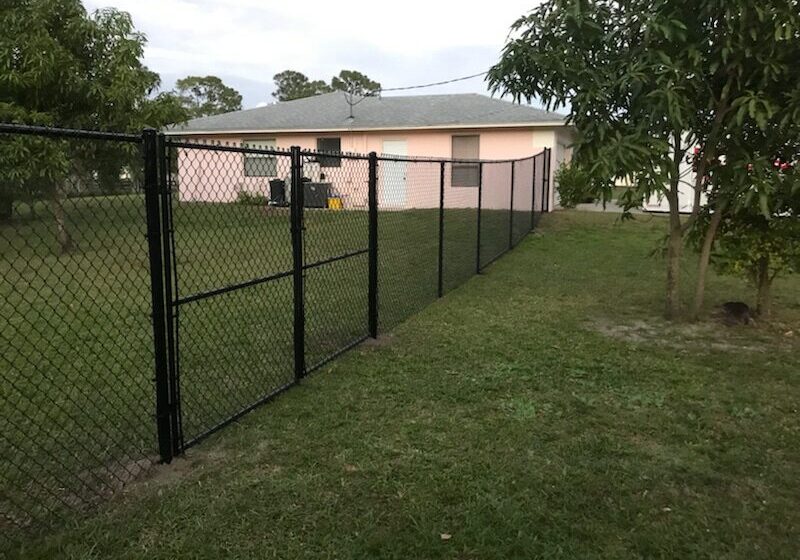 wrought iron fence install in florida